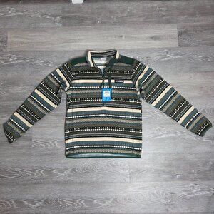 NWT Columbia Men's Sweater Weather Printed Half Zip II Sweater Medium